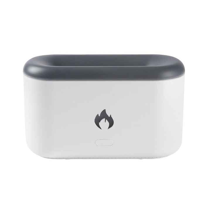Plushridge 3D flame humidifier with 300 ml tank and soft cool mist