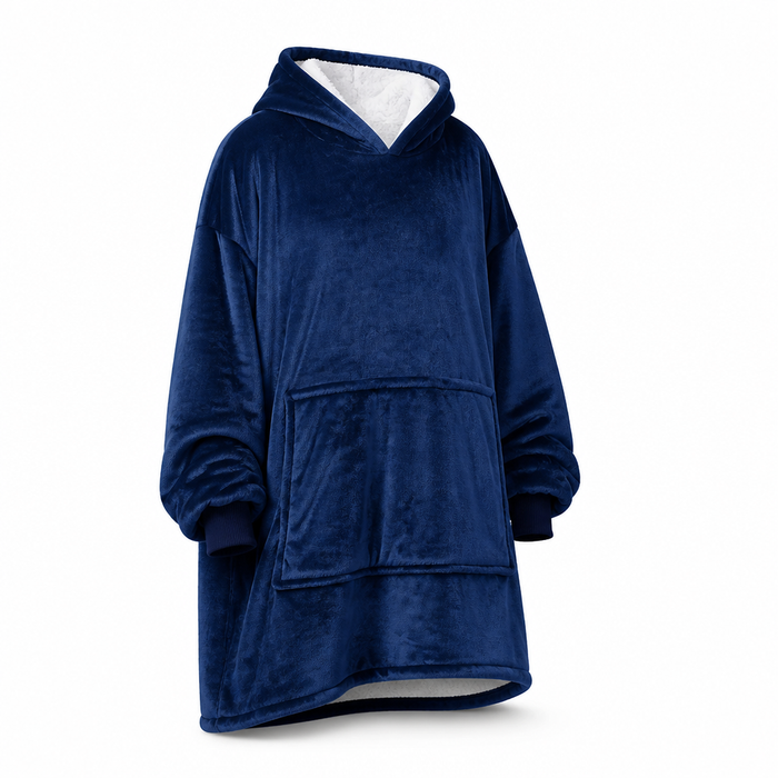 Plushridge™ Oversized Plush Fleece Blanket Hoodie, One Size Fits All