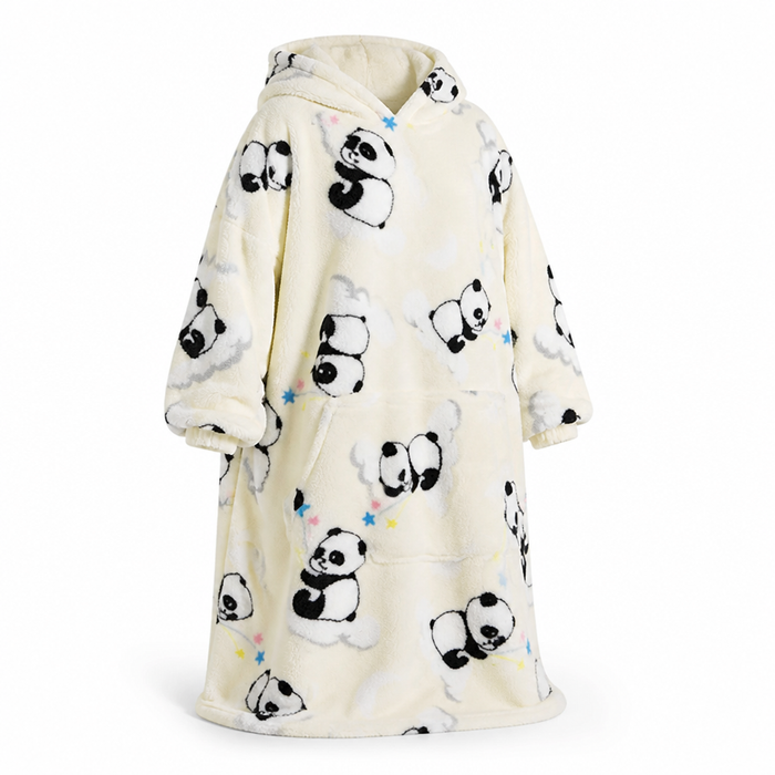 Plushridge™ Oversized Ultra-Soft Sherpa Hoodie Blanket, Machine Washable