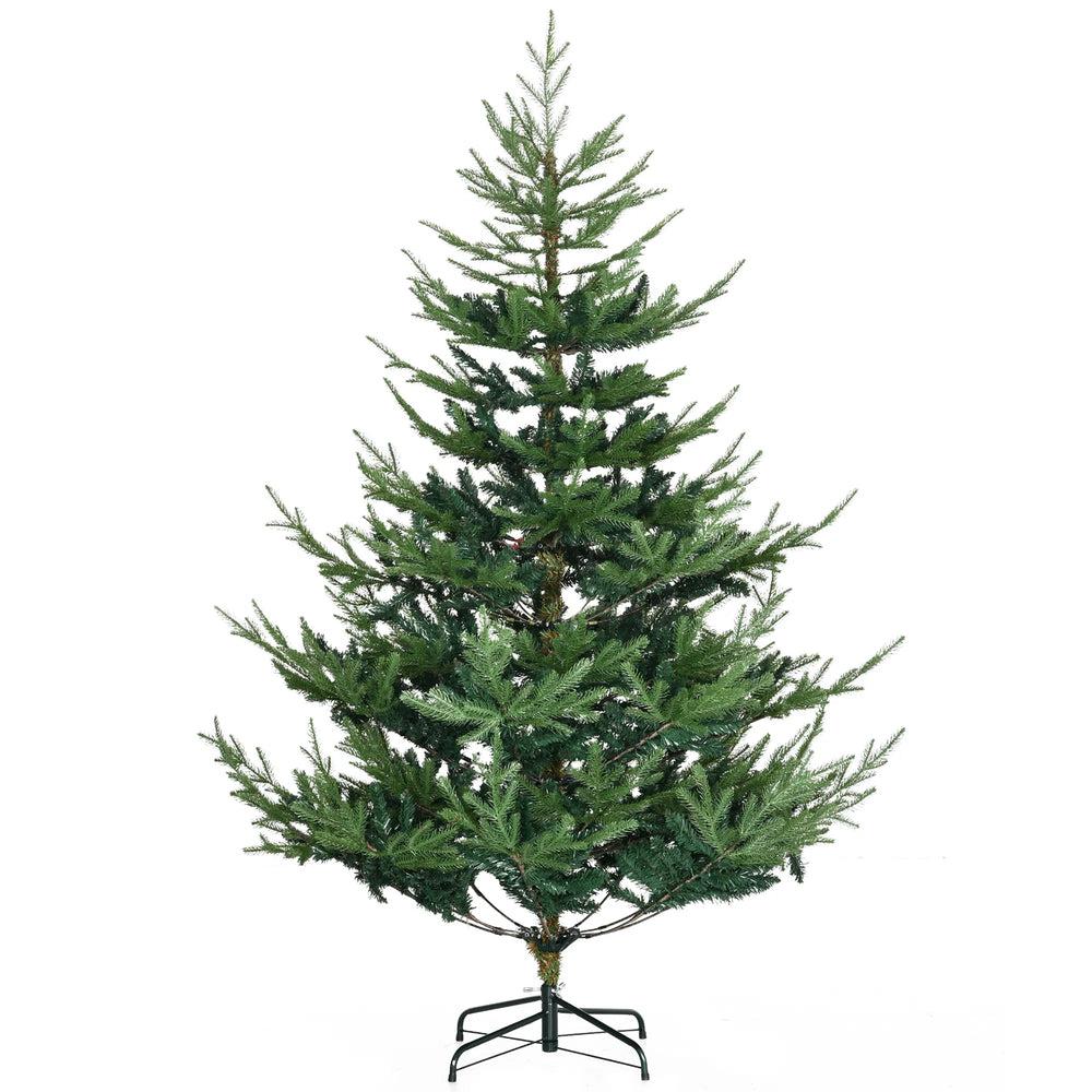 Realistic green Nordic pine artificial Christmas tree