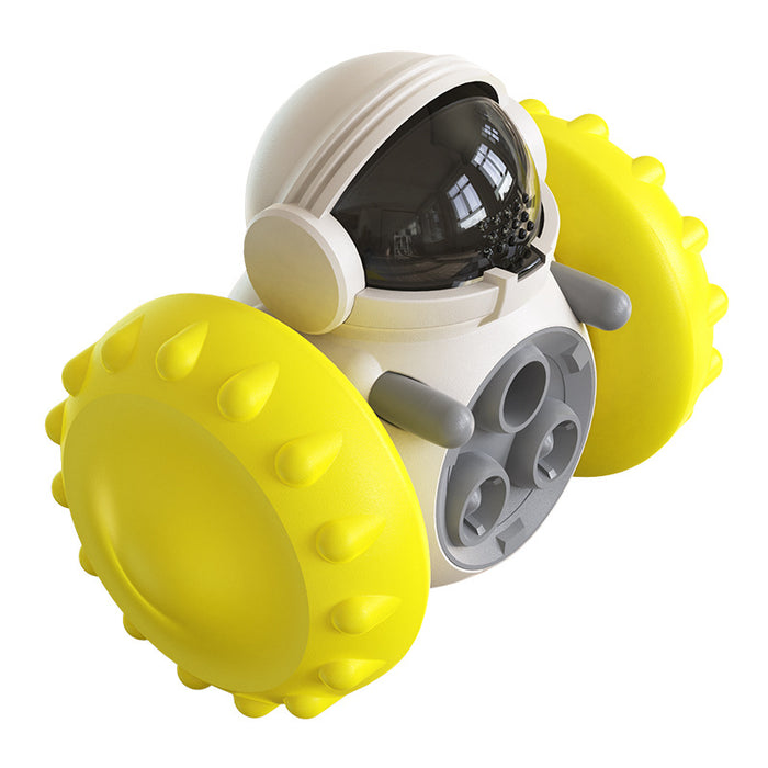 Plushridge Wobbling Robot Treat Toy for Dogs and Cats