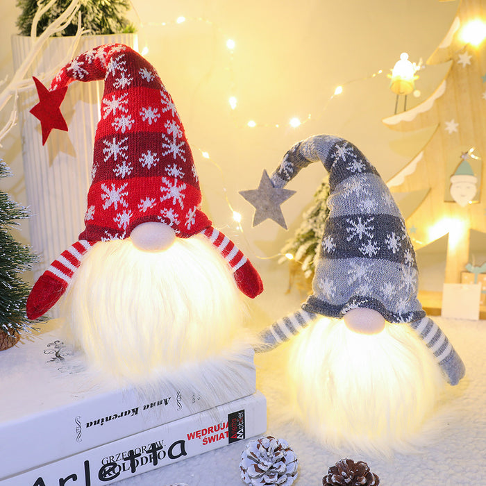 Plushridge Large Plush Christmas Gnome with Light, 16 in
