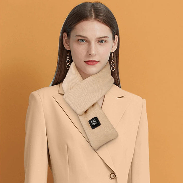 Plushridge™ USB Heated Velvet Scarf with 3 Heat Levels up to 52°C