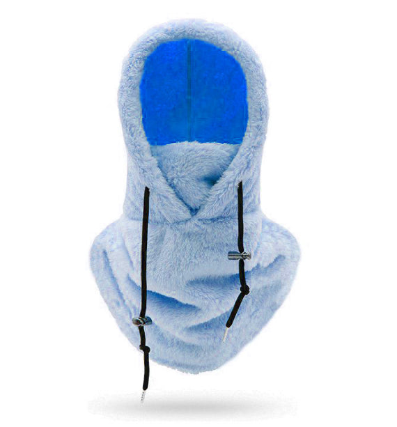 Plushridge Plush Hooded Balaclava with Attached Neck Scarf