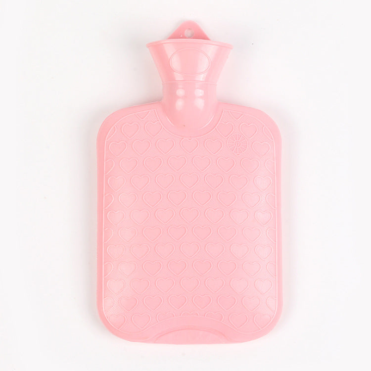 Hot Water Bottle in Transparent PVC, 1L or 2L