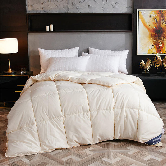 Plushridge Box-Quilted Winter Comforter with Two-Tone Finish