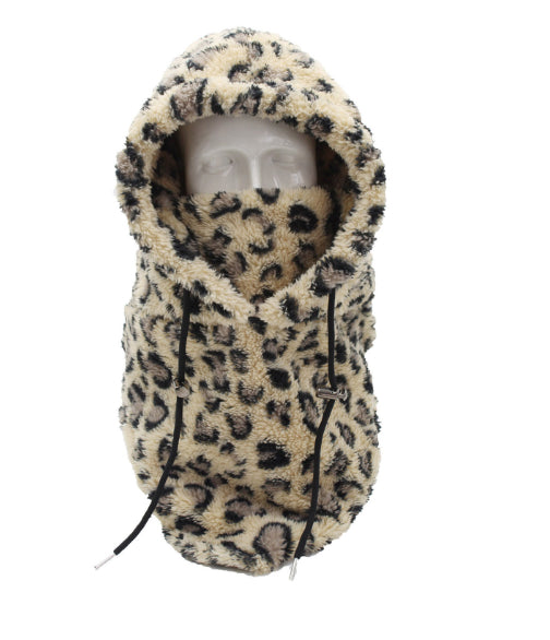 Plushridge Plush Hooded Balaclava with Attached Neck Scarf