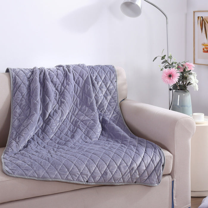 Plushridge USB heated throw blanket in plush velvet – 39 x 55 in