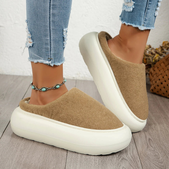 Plushridge™ Women's Plush Winter Slippers with Anti-Slip Sole