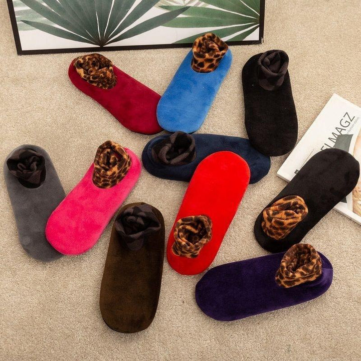 Non-Slip Cotton Grip Socks with Silicone Sole