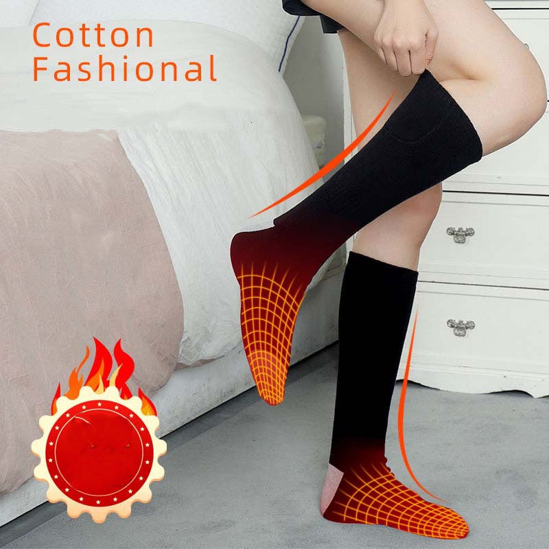 Plushridge™ USB Rechargeable Heated Socks, Water-Resistant