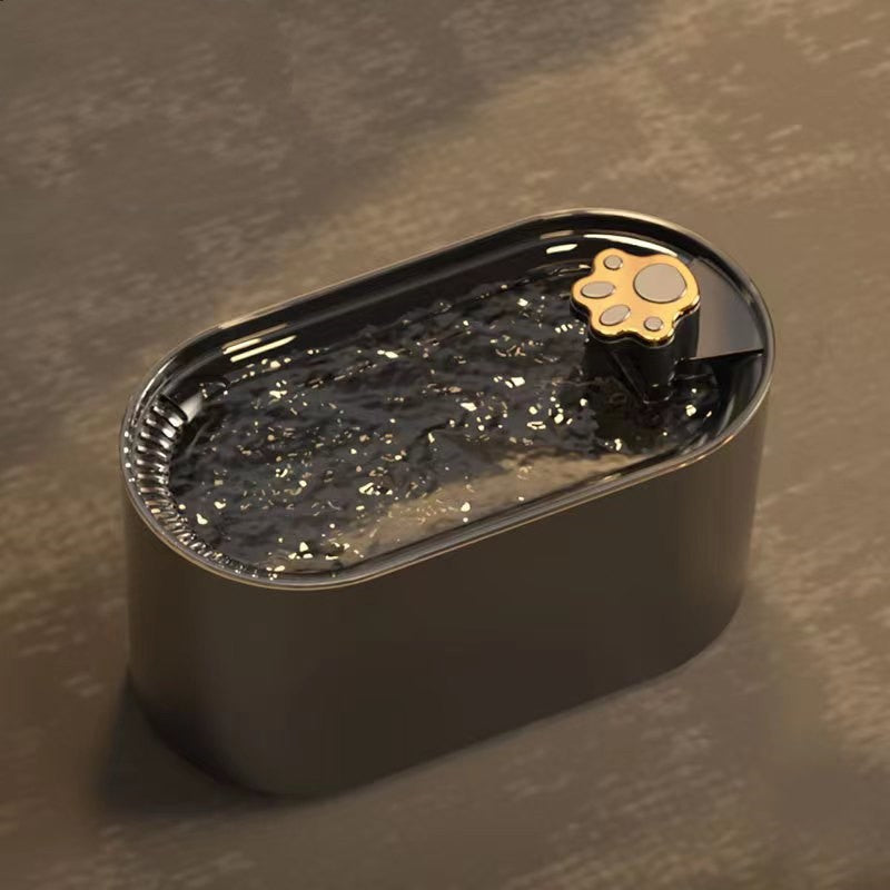 3L pet water fountain with LED light