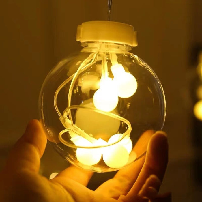 Plushridge LED Globe Curtain Lights for Windows and Rooms