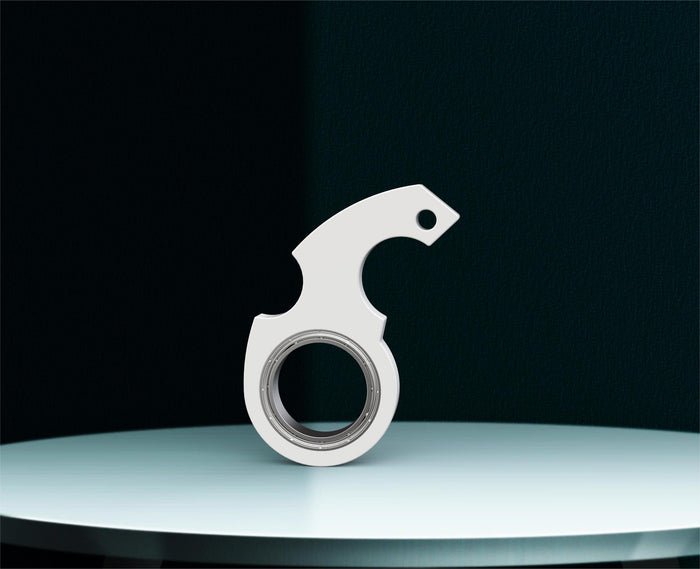 Plushridge Fidget Spinner Keychain with Bottle Opener Edge