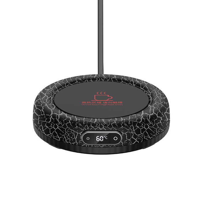 Plushridge Volcano Mug Warmer with Color-Changing Ambient Light