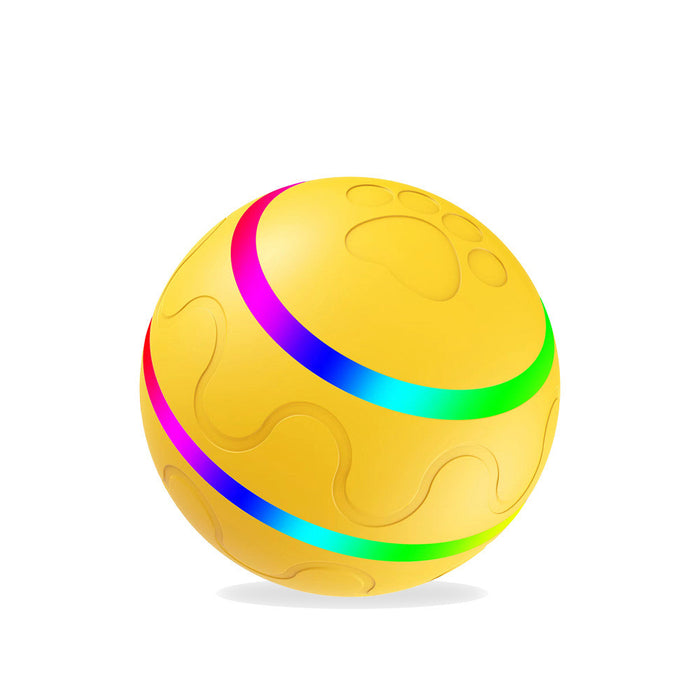 Plushridge Self-Rolling LED Pet Ball for Indoor Play