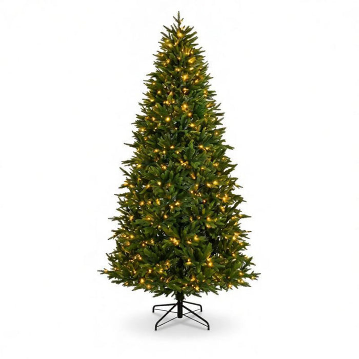 Plushridge 7.5 ft Pre-Lit Christmas Tree with 480 LEDs and Remote