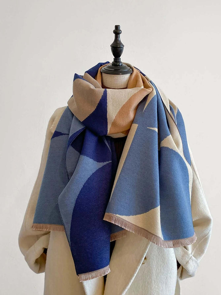 Women’s Reversible Winter Scarf – Soft &amp; Warm Wrap