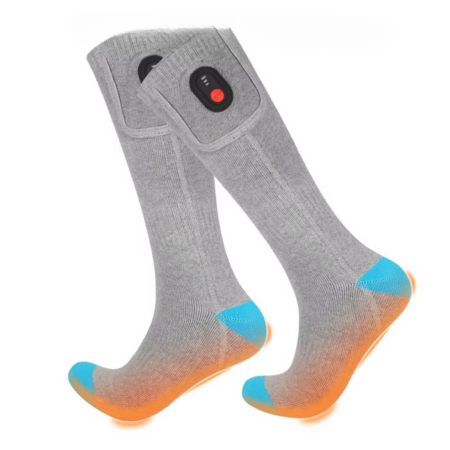 Plushridge™ USB Rechargeable Heated Socks for Toes and Soles