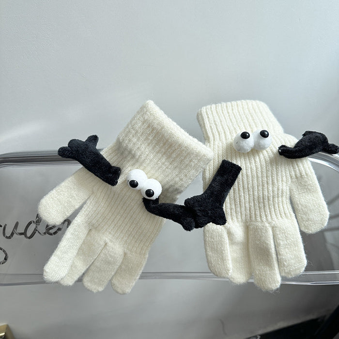 Plushridge Magnetic Couple Gloves That Hold Hands