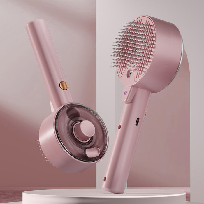 Plushridge Spray Grooming Brush with Mist and UV Light