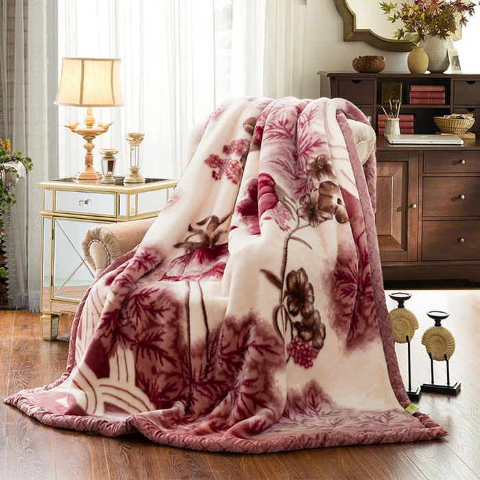 Plushridge™ Fluffy Double-Layer Quilted Weighted Blanket for the Bedroom