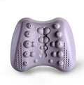 Curved foam lower back stretch pillow