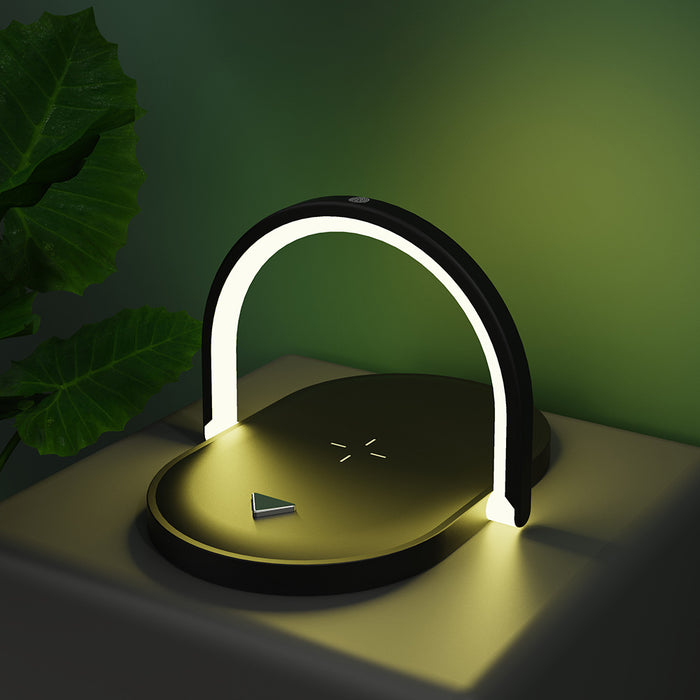 Plushridge Foldable Bedside Lamp with 15W Wireless Phone Charger