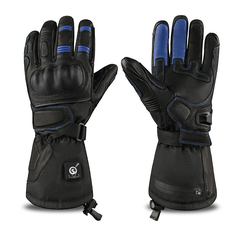 Plushridge™ Windproof Rechargeable Heated Gloves with Non-Slip Grip