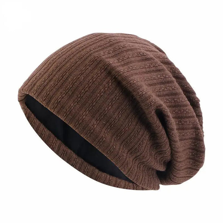 Wheat Pattern Cotton Beanie with Soft Double Layer
