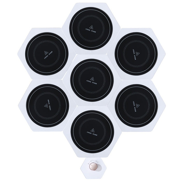 Plushridge Modular Food Warming Plates, Glass Top, 1 to 7 Panels