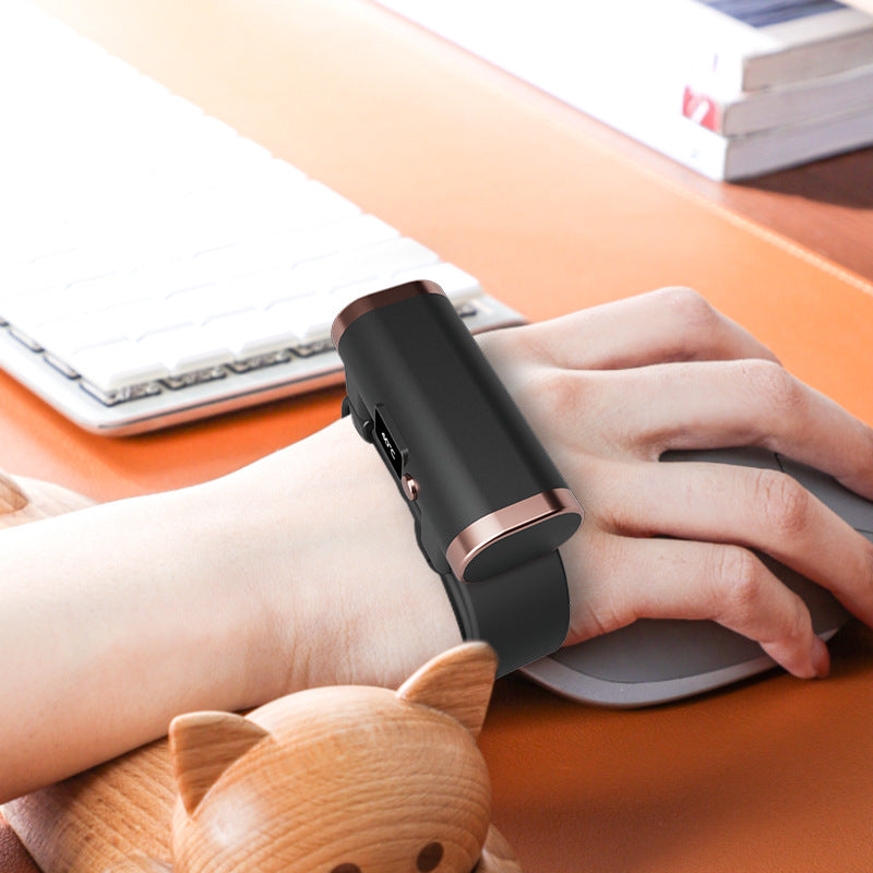 Wrist hand warmer with digital display
