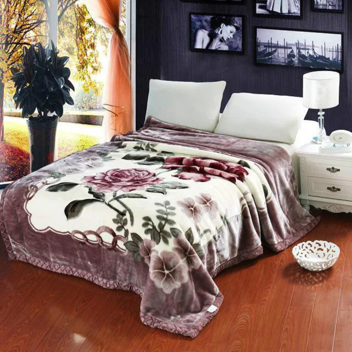 Plushridge™ Fluffy Double-Layer Quilted Weighted Blanket for the Bedroom