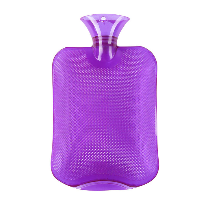 Hot Water Bottle in Transparent PVC, 1L or 2L