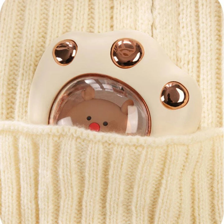 Cat paw shaped rechargeable hand warmer