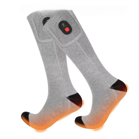 Plushridge™ USB Rechargeable Heated Socks for Toes and Soles