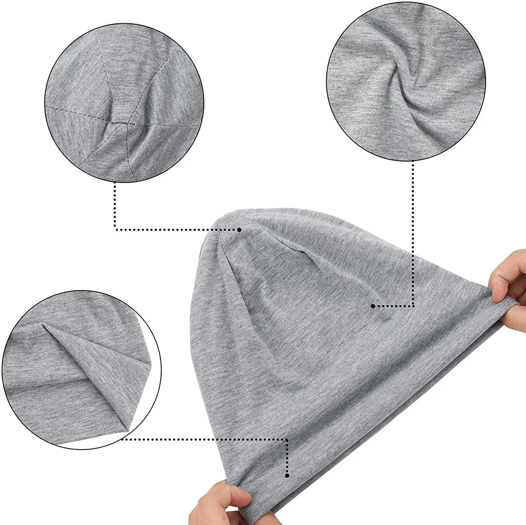 Slouchy Beanie Hat with Breathable Stretch Knit