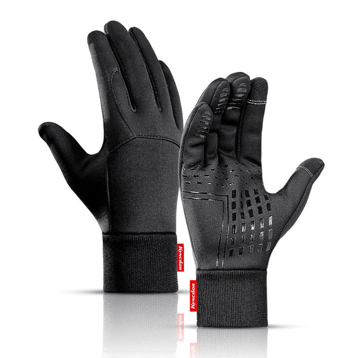 Plushridge™ Water-Repellent Thermal Gloves with Fleece Lining and Grip