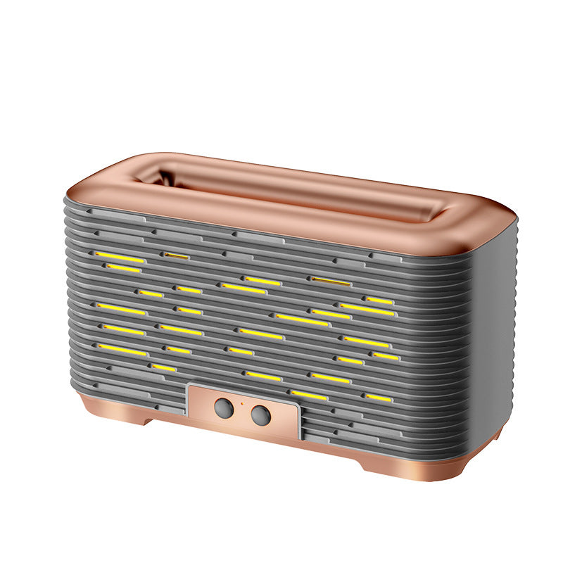 350 ml Flame Aroma Diffuser, Double-Color Light for Large Rooms