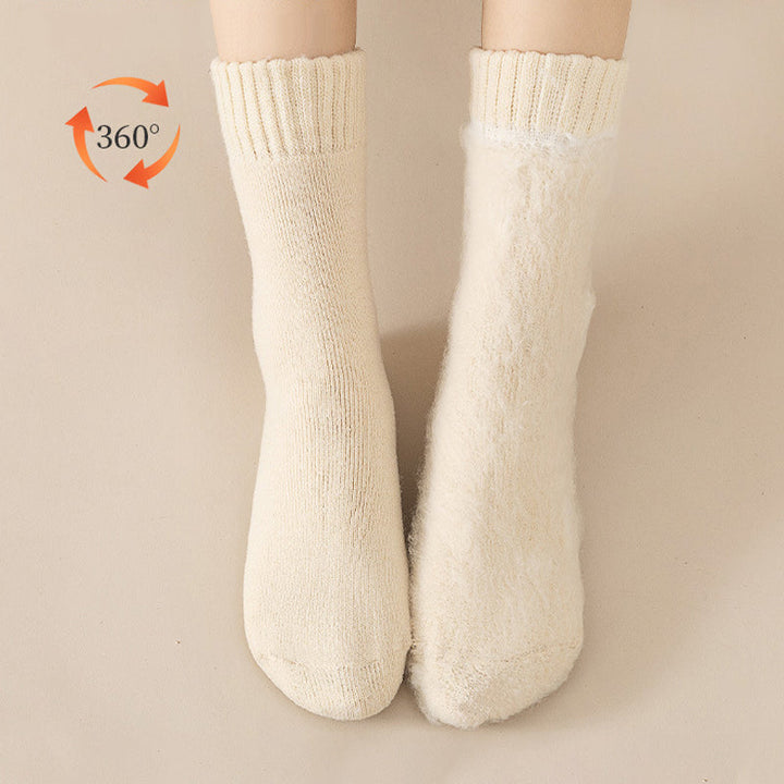 3-Pair Unisex Thermal Socks with Soft Fleece Lining