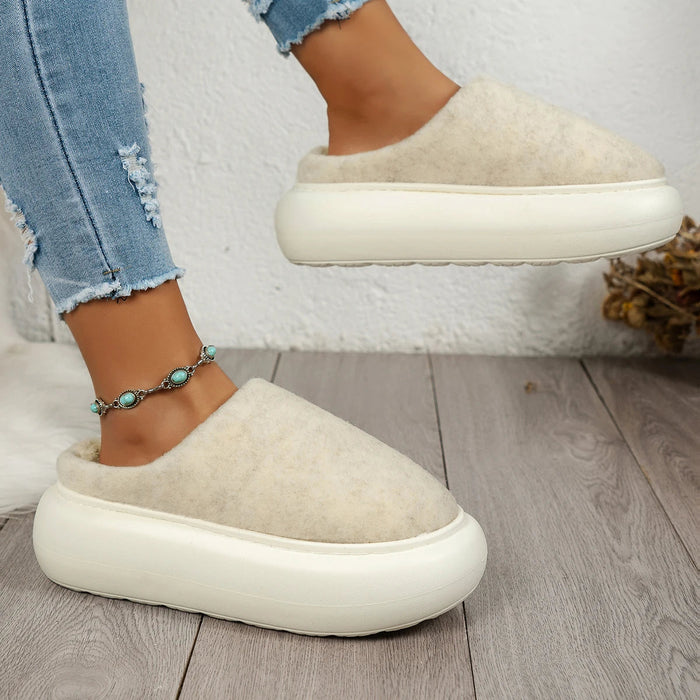 Plushridge™ Women's Plush Winter Slippers with Anti-Slip Sole