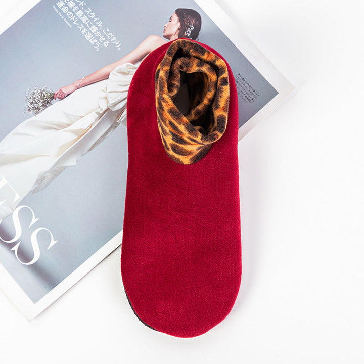 Non-Slip Thermal Socks with Silicone Grips for Indoor Wear