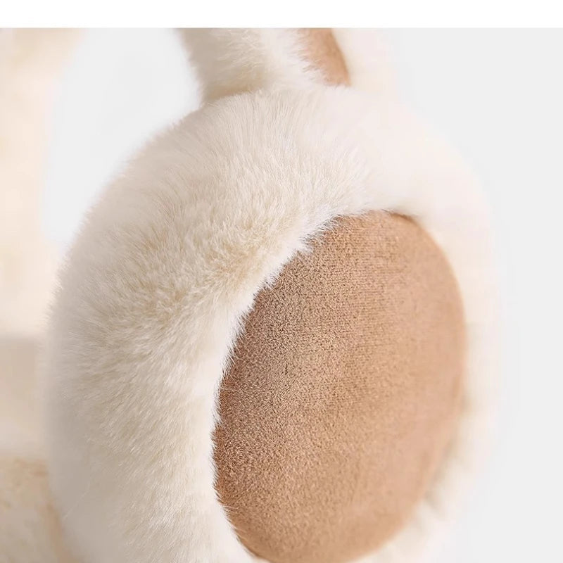 Plush Earmuffs Headband with Padded, Comfortable Fit