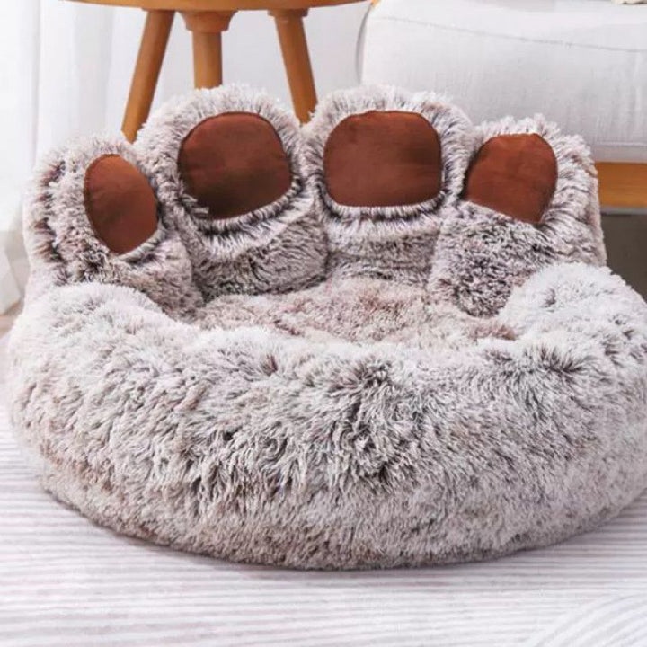 Fluffy Round Dog Bed for Winter, 50 to 110cm