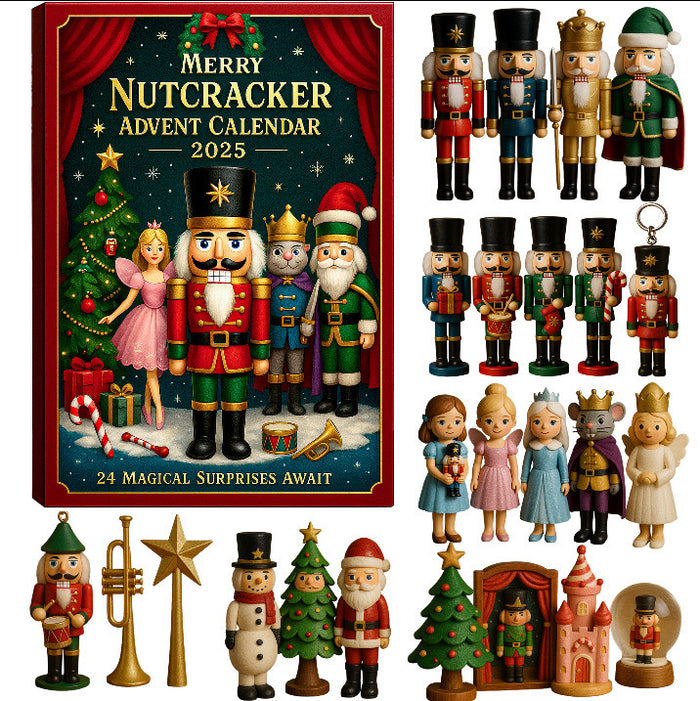 Plushridge Ornament Advent Calendar with 24 Acrylic Tree Decorations