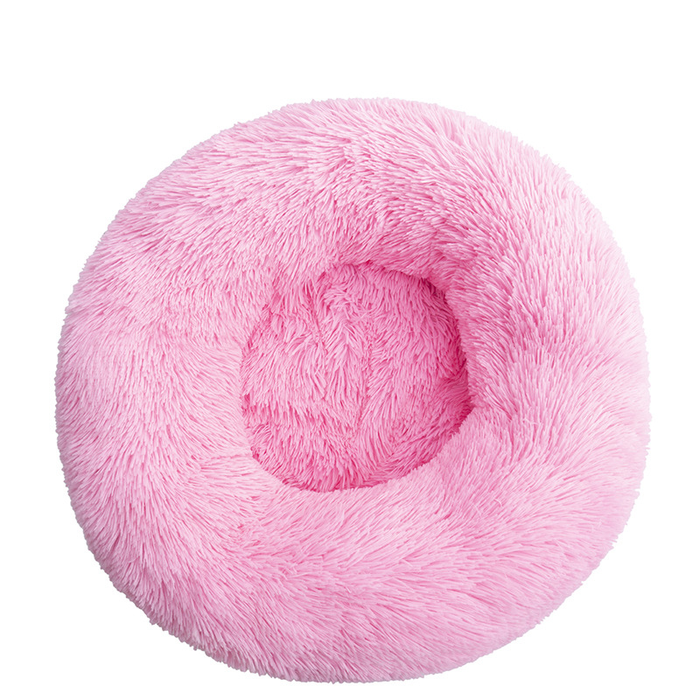 Plushridge Fluffy Round Donut Bed for Dogs and Cats