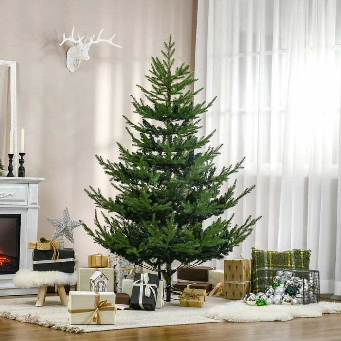 Plushridge Nordic Pine Artificial Christmas Tree 6 ft, Hinged Branches