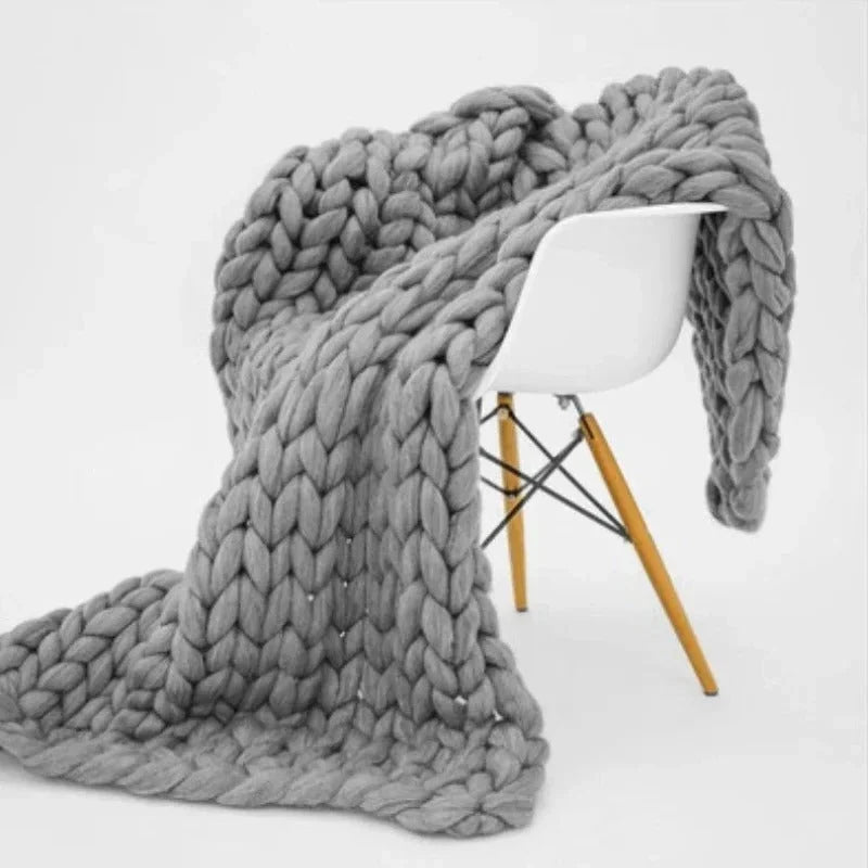 Evenly Weighted Breathable Blanket in Soft Faux Cashmere