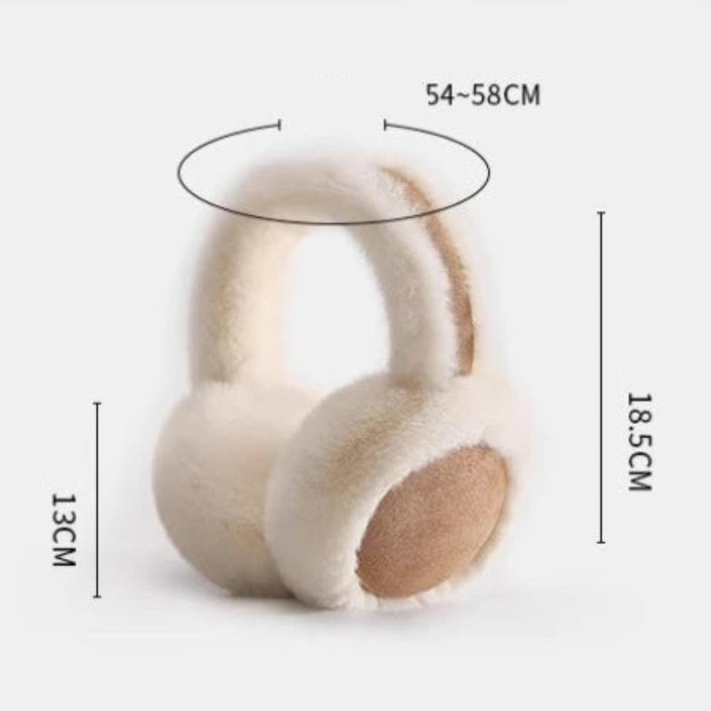 Plush Earmuffs Headband with Padded, Comfortable Fit