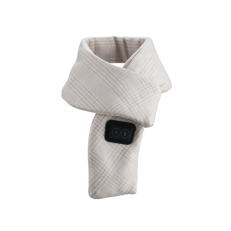 Plushridge™ USB Heated Velvet Scarf with 3 Heat Levels up to 52°C